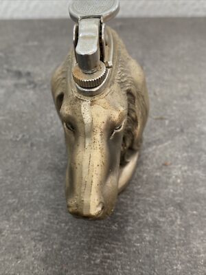 Nizirioo Briquet vintage en laiton - Alliage de zinc - Kérosène - Rechargeable - Briquet mécanique pour homme - Cadeau