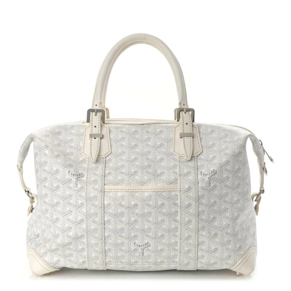 grey goyard duffle bag