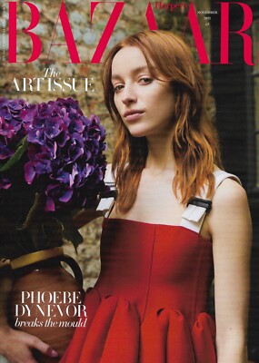 Harper's BAZAAR Magazine UK  NEW  November 2021 - PHOEBE DYNEVOR (Bridgerton)