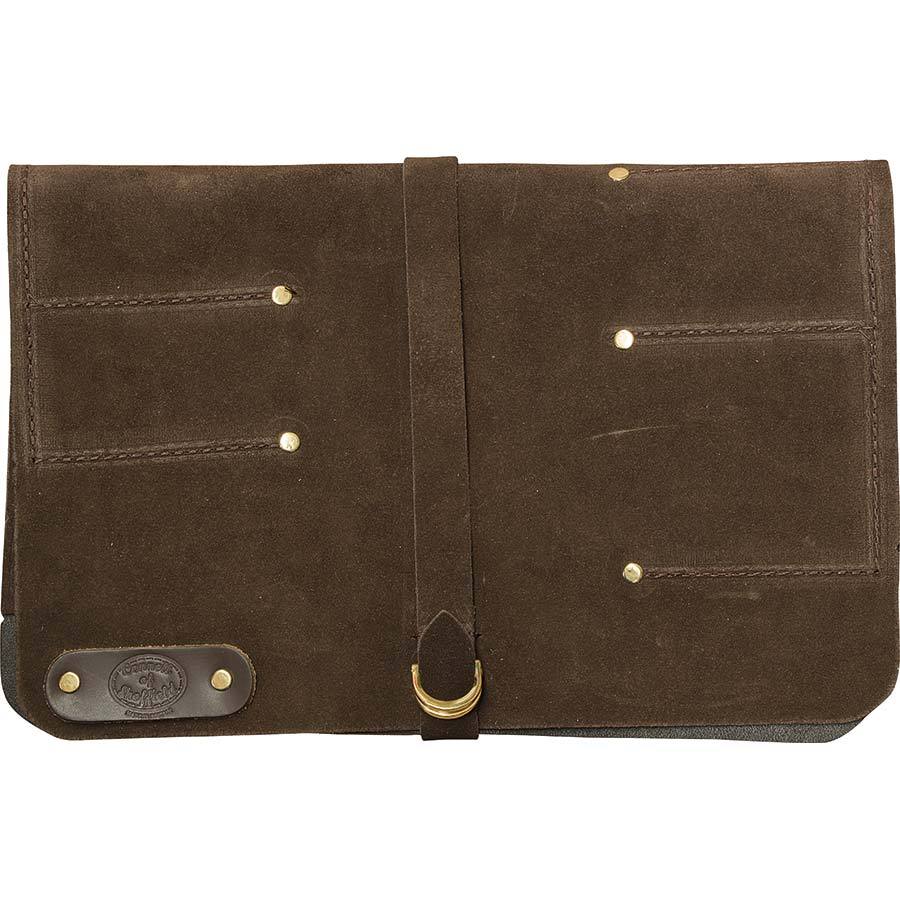 Handmade Leather Personalised Chisel Roll - 8 Pockets - Connell of Sheffield