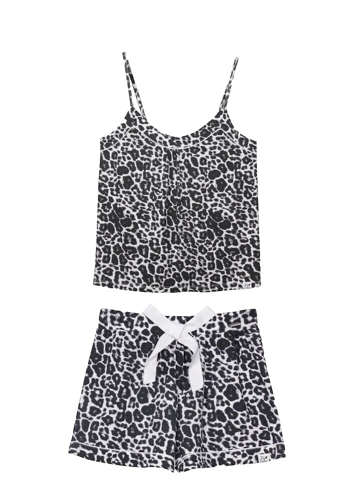 Viscose Animal Print Sleepwear & Robes for Women