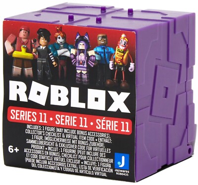 Roblox Series 11 Mystery Action Figures - 2 Pack With Exclusive Virtual Items