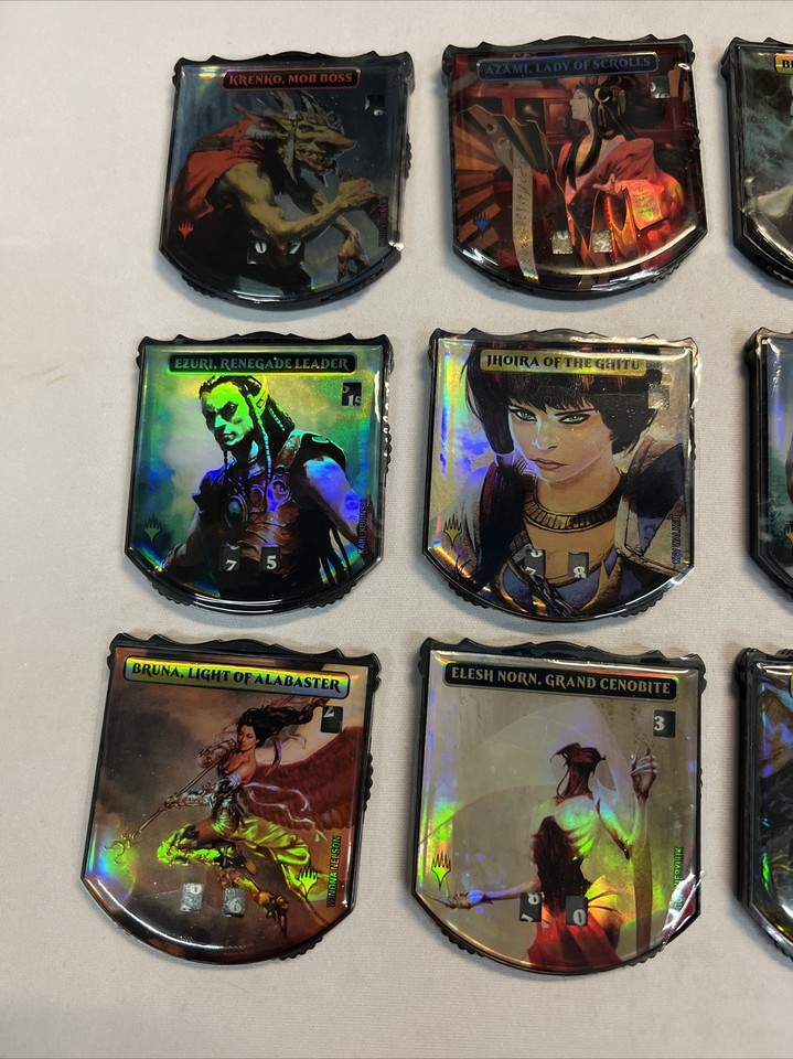Complete Set of 18 MTG Magic the Gatherin Relic Tokens Legendary ...
