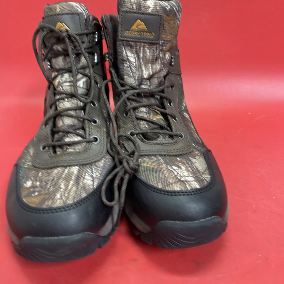 Ozark Trail mens size 11 hiking shoes, waterproof, camouflage. - Image 2 of 4