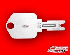 HYSTER HEAVY EQUIPMENT KEY FITS MANY BRANDS: MUSTANG INGERSOLL RAND SKYTRAC CAT 