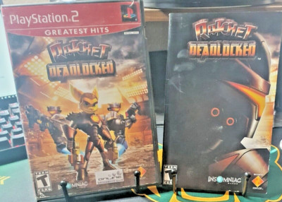 Ratchet Deadlocked Clank (Sony PlayStation 2, PS2, 2005) Case Manuel  No Game