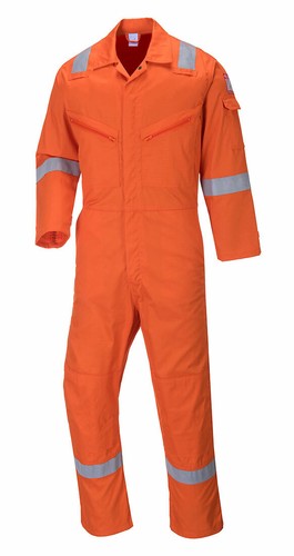 Portwest C814 Iona Cotton Heavy Duty Work Overalls with Reflective Safety Tape - Picture 4 of 6