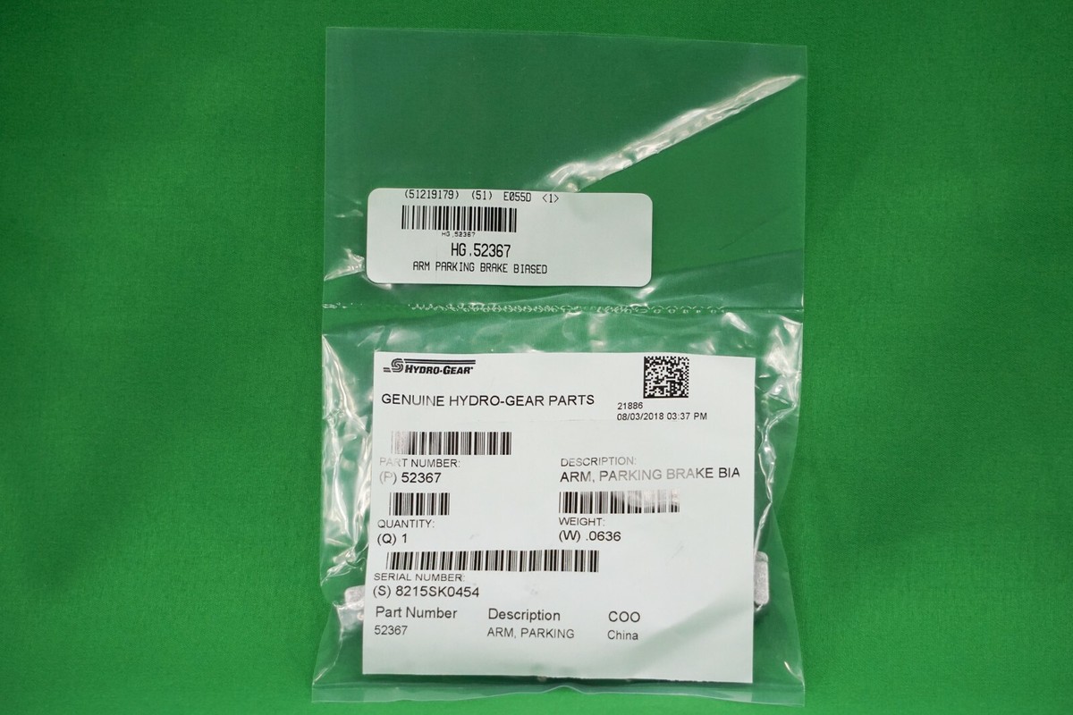 Hydro-Gear 52367 Genuine OEM Brake Arm Kit | eBay