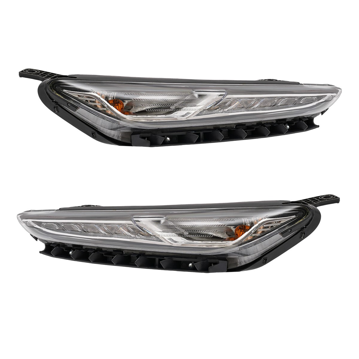 nanjn ライトグレーXS Pair Left+Right Side LED Daytime Running Lights Lamps For Hyundai