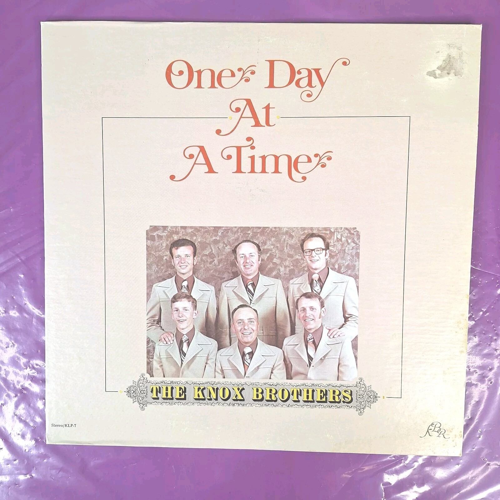 THE KNOX BROTHERS One Day at a Time by Private Press Southern Gospel Vinyl LP