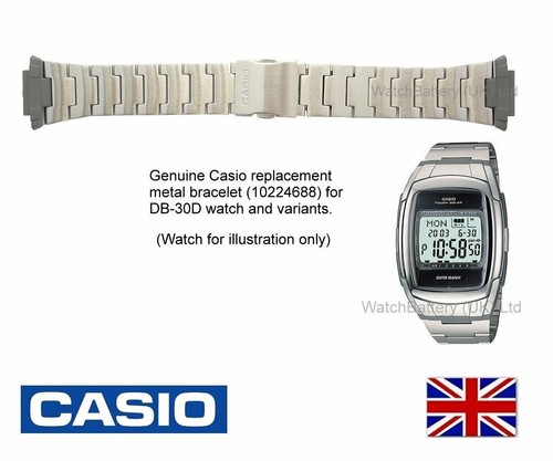 Genuine Casio Watch Strap Band for Casio DB-E30D, DBE-30D, DBE30 Metal  Bracelet | eBay