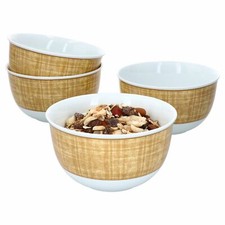 Ritzenhoff Brazil Gelb 4er Set Bowl-Schalen 450ml Müsli Salat Dessertschüssel 