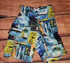OP Boys Swim Trunks Sz 6/7 6 7 Shark