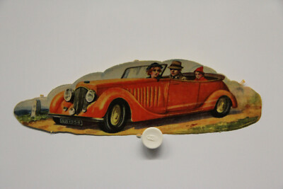 Oblaten Glanzbilder Stammbuchbilder altes Auto Oldtimer um 1930