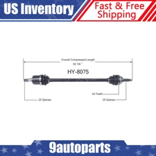 Fits 2000-2003 2004 2005 Hyundai Accent Auto Trans Front Right CV Axle CV Joint