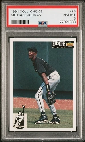 1994 Upper Deck Collector's Choice Michael Jordan #23 Rookie RC PSA 8 NM-MT