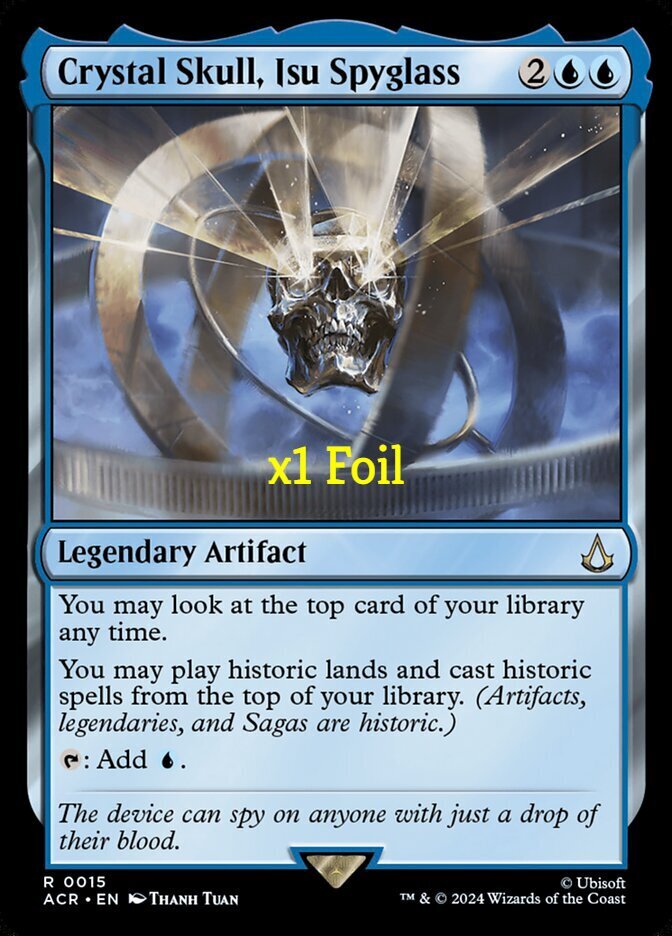 MTG UB: Assassin's Creed ACR Crystal Skull, Isu Spyglass MINT