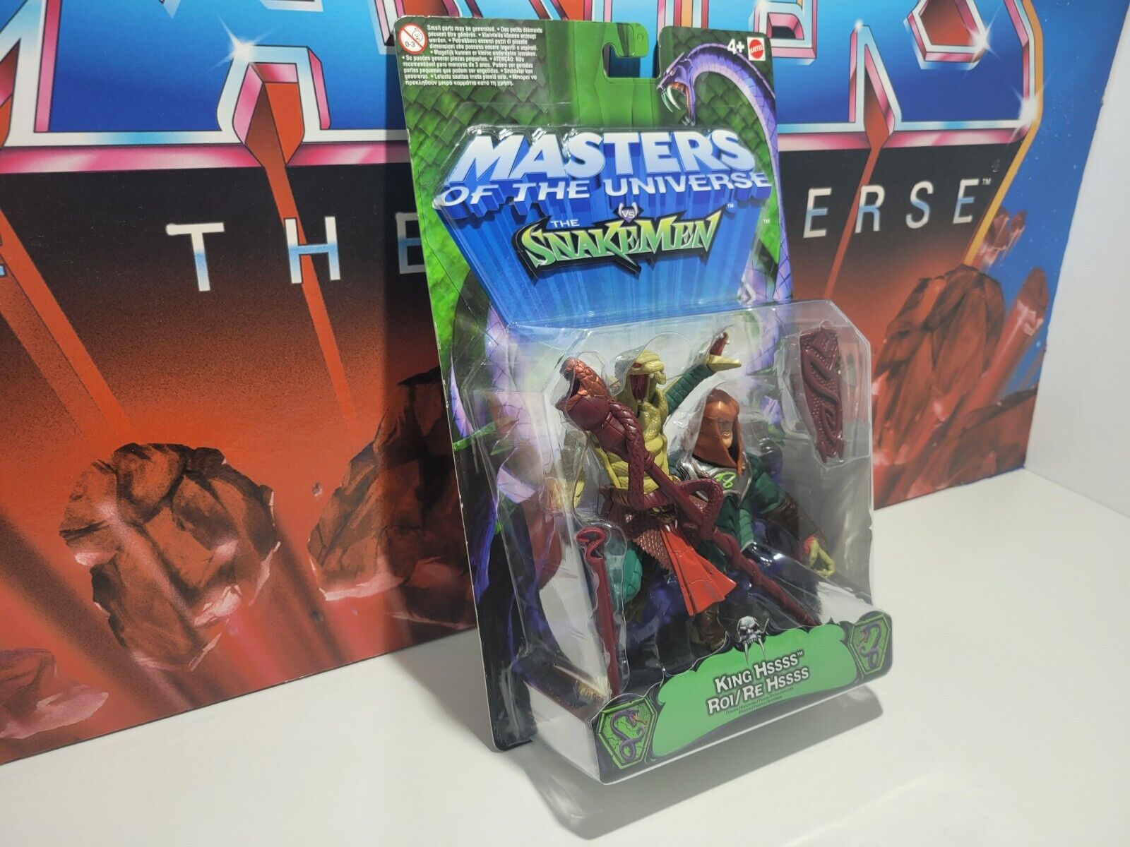Masters Of The Universe MOTU 200x SnakeMen King Hssss Mattel Neu OVP 
