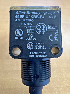 Allen Bradley 42EF-U2KBB-F4  Ser. B - Right Sight Photosensor - New no Box