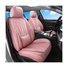 Pink Leather Car Seat Covers Front Seats Luxury Automotive Seat Covers With ... Pink Leather Car Seat Covers Front Seats Luxury Automotive Seat Covers With ...