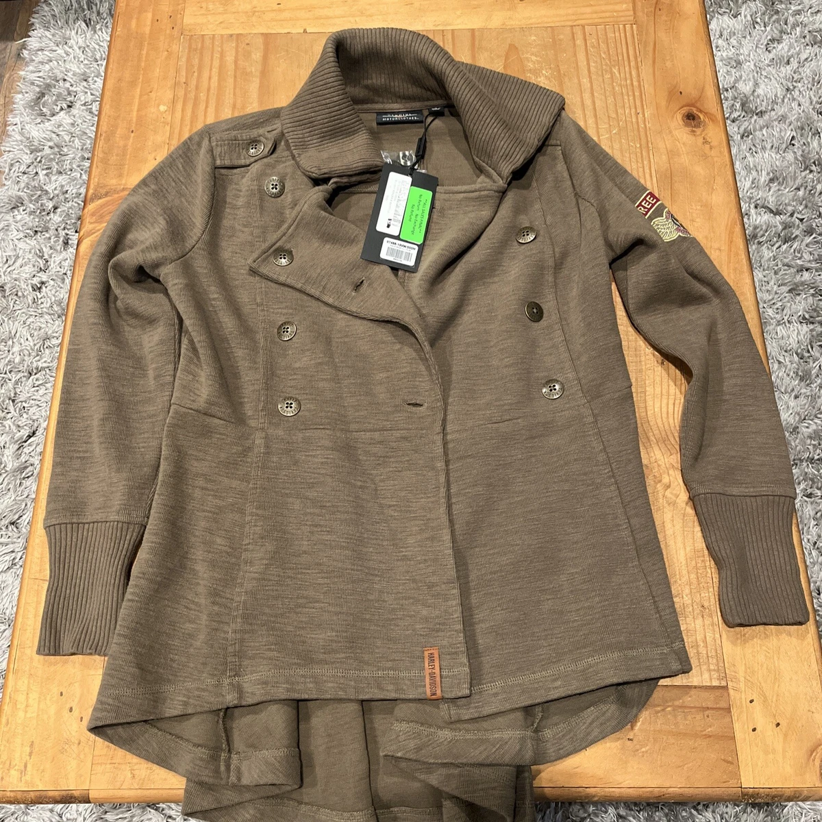 Harley davidson top pea coat