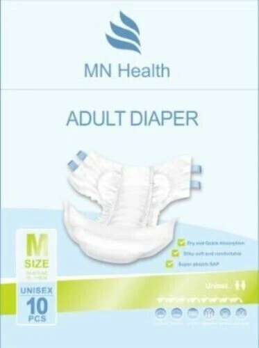 Adult Diapers 50/pack High Absorbency - Medium, Unisex