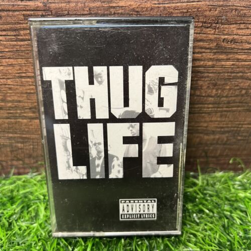 *Rare* White Tape 2PAC "THUG LIFE VOLUME 1" HIPHOP CASSETTE ALBUM 1994 - Picture 2 of 6