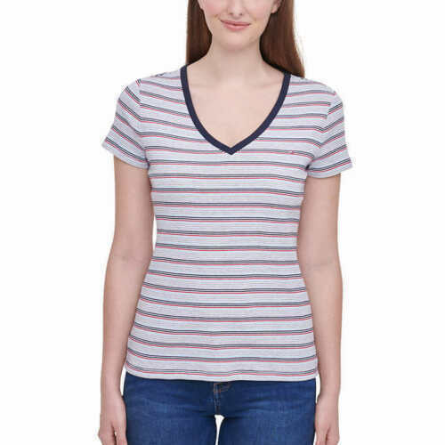 tommy hilfiger striped shirt womens