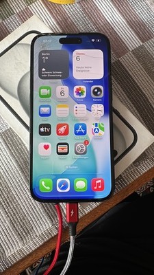 100% Original Apple iPhone 15 Display OLED Gebraucht Pulled Glasschaden 