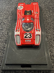 Porsche 917 1/64 Slot Car Shell Red #23 Vintage 1970 no cover