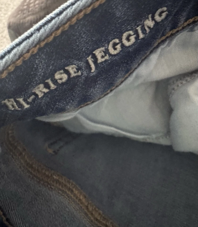 American Eagle Jeans Womens 10 Hi Rise Jegging Super Stretch X4 - Image 3 of 4