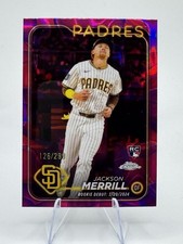 2024 Topps Chrome Update Jackson Merrill Lava Lamp /299 RC Padres