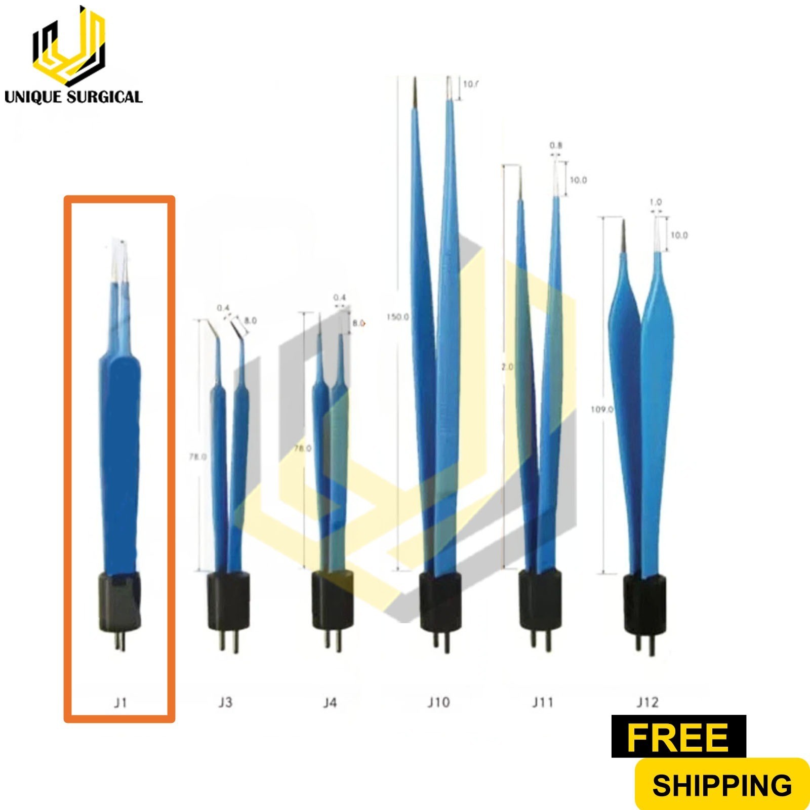 Ellman Surgitron J1 Bipolar Forceps - REUSABLE
