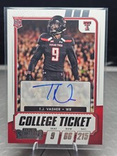 2021 Panini Contenders Draft Pick-College Ticket Auto T.J. Vasher #243 [gls0308]