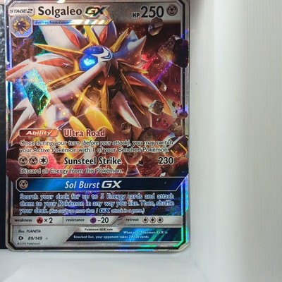 The Pokémon Company Solgaleo GX 89/149 SM Base Set Ultra Rare Holo Eng 250 HP