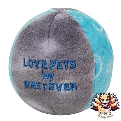 【LOVE PETS by BESTEVER】 Pet Toy SDGs Gaudy Ball Snubbull Gray (Blue Gray) -
