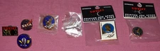 Lot of 7 Vintage NASA & Soviet Space Pins