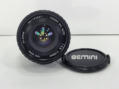GEMINI MC AUTO LENS 1:2.8 f=28mm LENS - FITS MINOLTA SLR - WIDE ANGLE
