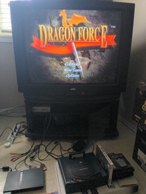 Dragon Force (Sega Saturn, 1996) Manual w/ Reg Card - Fully Tested Works Great