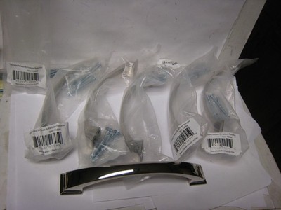 6 X Hardware Resources 944-128 NI Nickel Polished  5'' C-C Pull