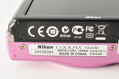 Nikon COOLPIX S6100 ピンク MINT] Nikon COOLPIX S6100 Pink 16.0MP 7x Zoom Compact