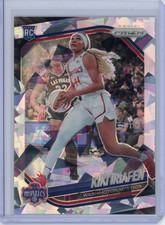 Kiki Iriafen 2025 Panini Prizm WNBA Cracked Ice RC #72