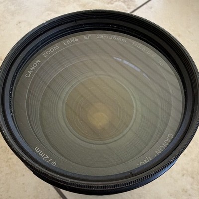 Canon EF 28-135mm f/3.5-5.6 IS USM Zoom Lens 72mm Filter, Auto/Manual Focus/Macr