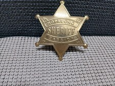 VINTAGE*1950s*HOPALONG CASSIDY*METAL*SHERIFFS BADGE*SP*EC*SAI