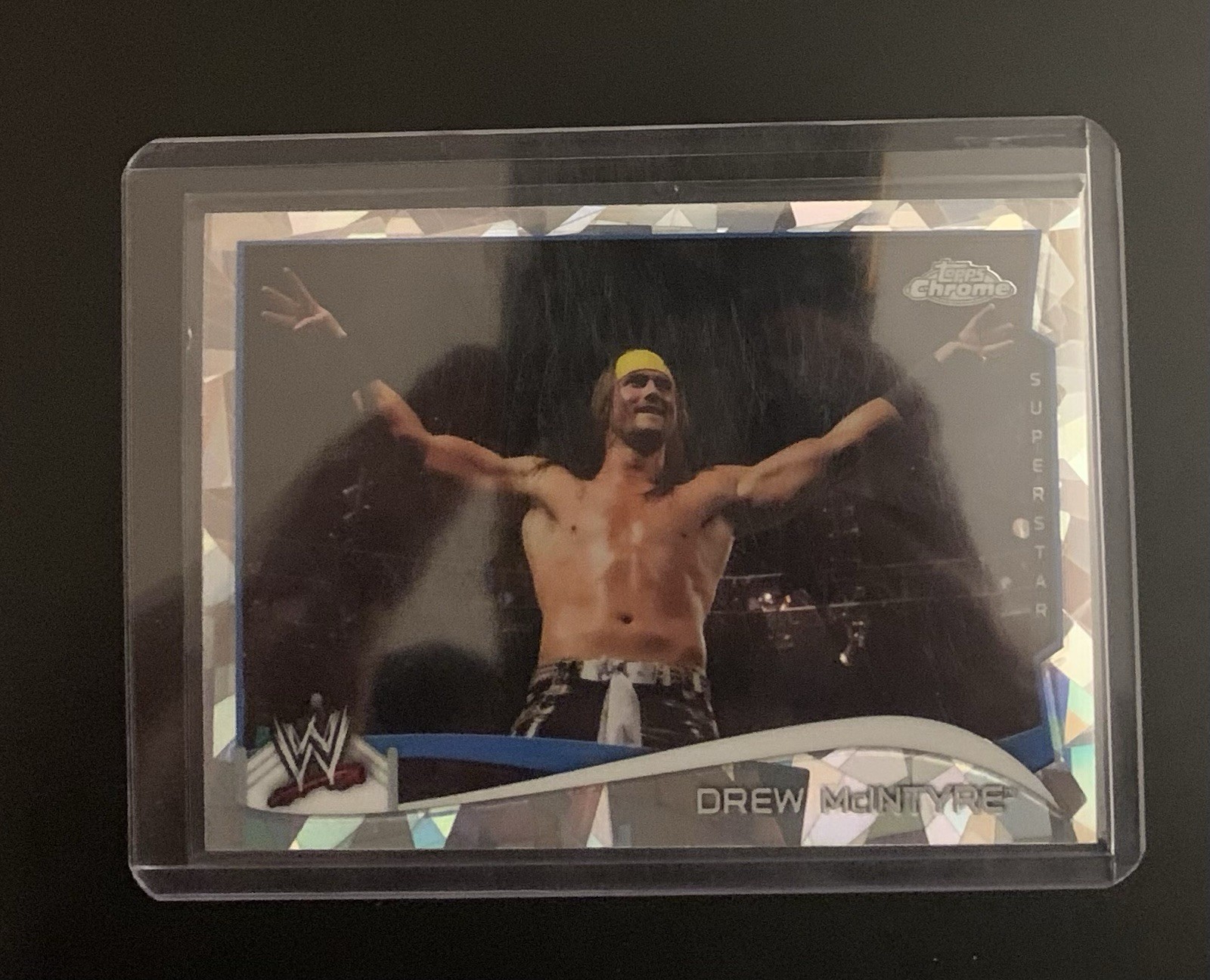 2014 Topps Chrome WWE - Drew McIntyre #66 Atomic Refractor