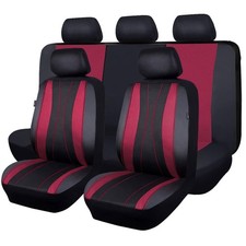 Flying Banner car seat Covers Set airmesh Breathable Full Set - Low Back