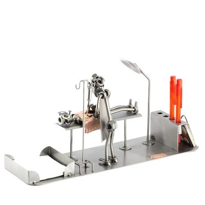 Steelman24 Surgeon Desk Organizer Sculpture Nuts and Bolts Handmade Ornaments