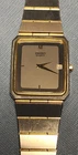 Vintage 1983 Seiko Quartz Tank Watch 9029-5009 - Two Tone - New Battery