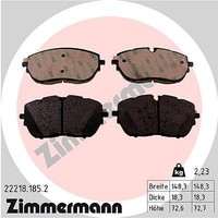 Zimmermann Bremsbelagsatz, Scheibenbremse Vorderachse FüR Peugeot