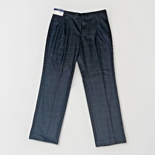 NWT VTG Ralph Lauren Men 34x30 Comfort Flex Classic Fit Charcoal Pleated